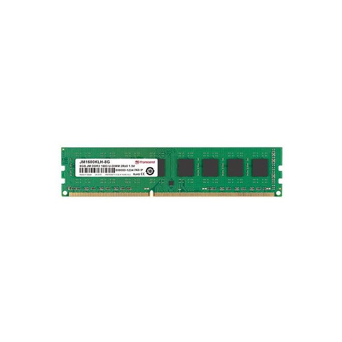 Transcend JM1600KLU-2G DDR3 1600MHz SO-DIMM 2GB (2 x 8GB) para PC/servidor, 288-pin DIMM