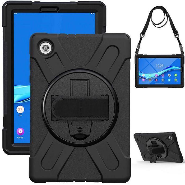 eSTUFF Funda Defender TB-X306X para Lenovo TAB M10 HD 2ª Gen a Prueba de Golpes Negra con Soporte 360 y Correa 3 eSTUFF Funda Defender TB-X306X para Lenovo TAB M10 HD 2ª Gen a Prueba de Golpes Negra con Soporte 360 y Correa 3
