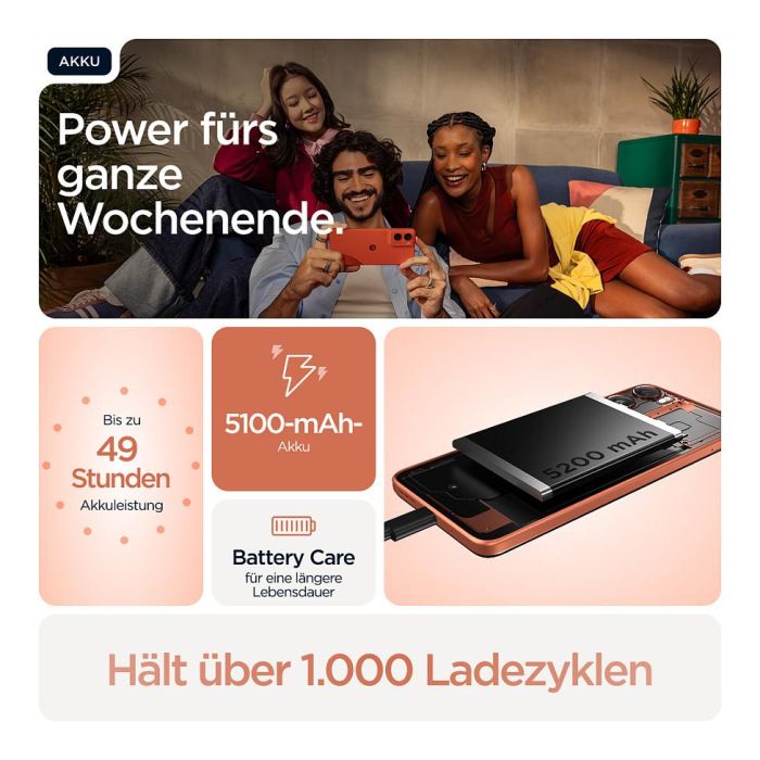 Motorola moto G06 4GB RAM 256GB Almacenamiento 50MP Cámara Naranja 8