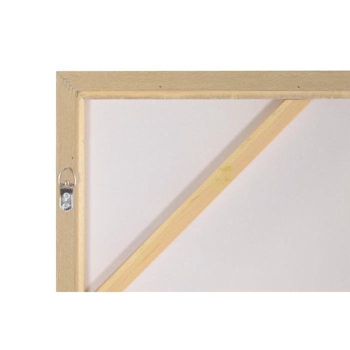 DKD Home Decor Cuadro Abstracto Marron Blanco 4 x 120 x 90 cm (2 Unidades)