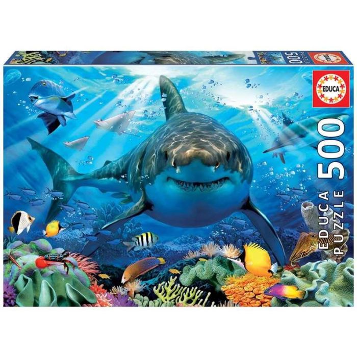 Puzzle 500 piezas gran tiburón blanco Puzzle 500 piezas gran tiburón blanco
