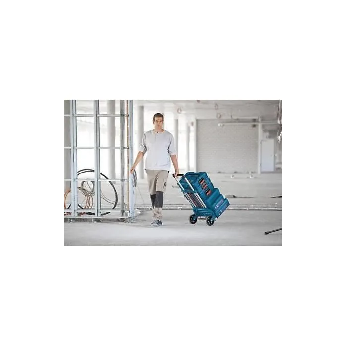 Bosch Professional Carretilla de transporte plegable para L-Boxx, capacidad de suelo 125 kg - 1600A001SA