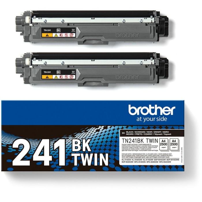 BROTHER pack de 2 cartuchos deToner negro tn241bktwin/TN241BKTWIN 2