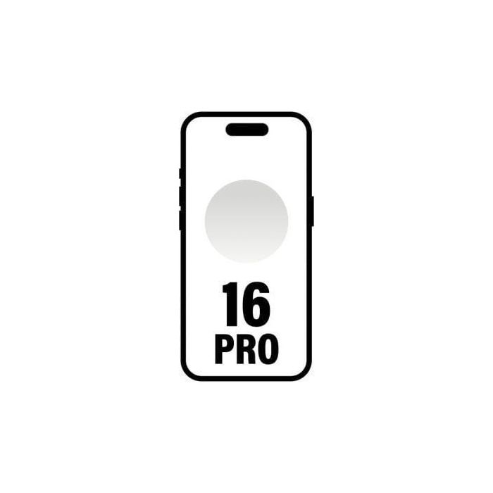 Smartphone Apple iPhone 16 Pro 256GB/ 6.3"/ 5G/ Titanio Blanco Smartphone Apple iPhone 16 Pro 256GB/ 6.3"/ 5G/ Titanio Blanco