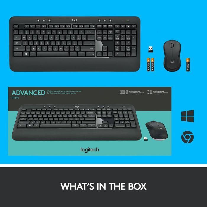 Logitech MK540 ADVANCED Wireless Keyboard and Mouse Combo 19 Logitech MK540 ADVANCED Wireless Keyboard and Mouse Combo 19