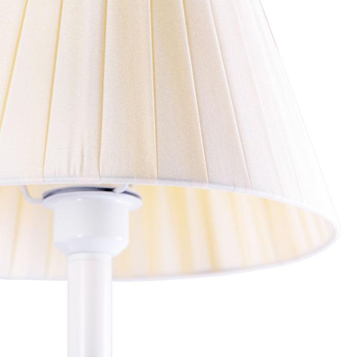 Lámpara de Suelo Recta Toby SKD-F009-W Estilo Nórdico, Compatible Bombilla LED E27, para Salón, Dormitorio, Comedor 2
