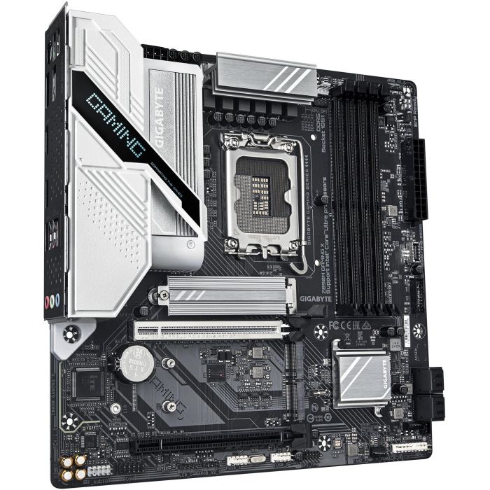 Gigabyte Placa Base Z890M Gaming X - Intel Core Ultra (Serie 2), DDR5 hasta 8800MHz, micro ATX, PCIe 5.0, LAN 2.5GbE, USB 3.2 Gen 1 2
