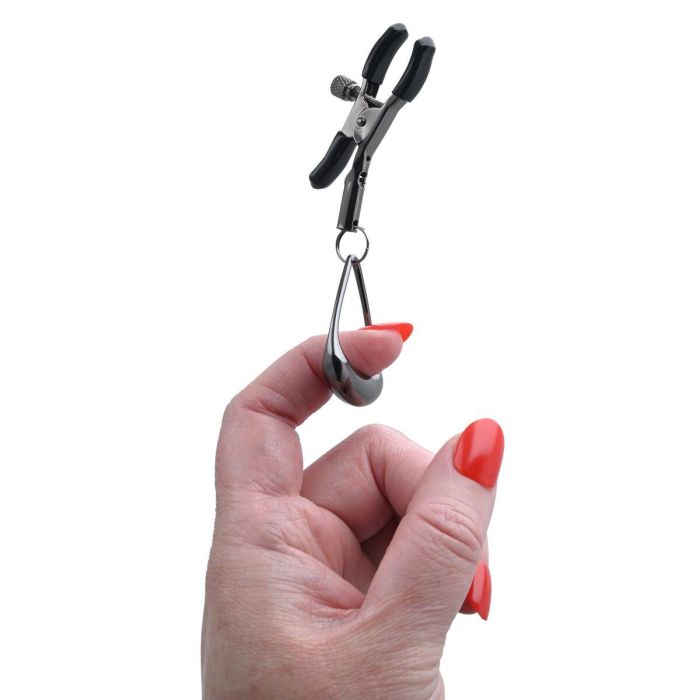 Cadena Con Pinzas Para Pezones Sportsheets Velvet Noir 3