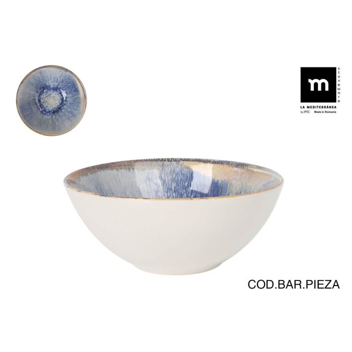 Bol Aelia Monaco Brillo 16 cm - La Mediterranea (24 Unidades)