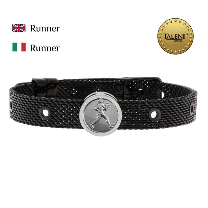 Pulsera Unisex Runner Talent Jewels TJA-1-19-03-2-235 Negro 1 Pulsera Unisex Runner Talent Jewels TJA-1-19-03-2-235 Negro 1