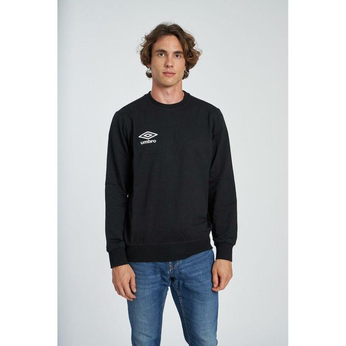 Sudadera sin Capucha Hombre Umbro NORMA 72311I 001 Negro