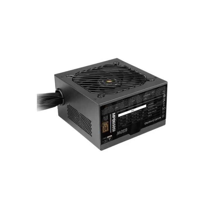 MARS GAMING MPB650SI Fuente Alimentación 650W ATX 80+ Bronze 12cm PFC-Activo MARS GAMING MPB650SI Fuente Alimentación 650W ATX 80+ Bronze 12cm PFC-Activo
