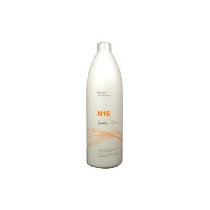 Erayba N16 Acondicionador para Cabello Teñido o Dañado 1000ml - Con Colágeno y Elastina, Nutrición Profunda Erayba N16 Acondicionador para Cabello Teñido o Dañado 1000ml - Con Colágeno y Elastina, Nutrición Profunda