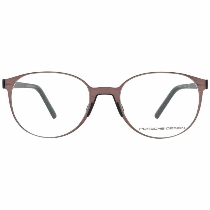 Montura de Gafas Unisex Porsche P8312-53F Marrón Bronce Ø 53 mm 1