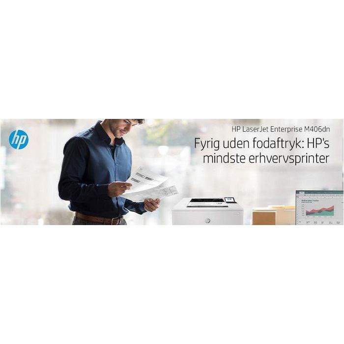 HP LaserJet Enterprise M406DN Impresora Laser A4 38 ppm Red Duplex 56