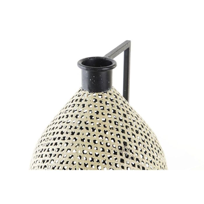 Jarrón DKD Home Decor Negro Metal Marrón Marrón claro (26 x 26 x 39 cm) 1 Jarrón DKD Home Decor Negro Metal Marrón Marrón claro (26 x 26 x 39 cm) 1