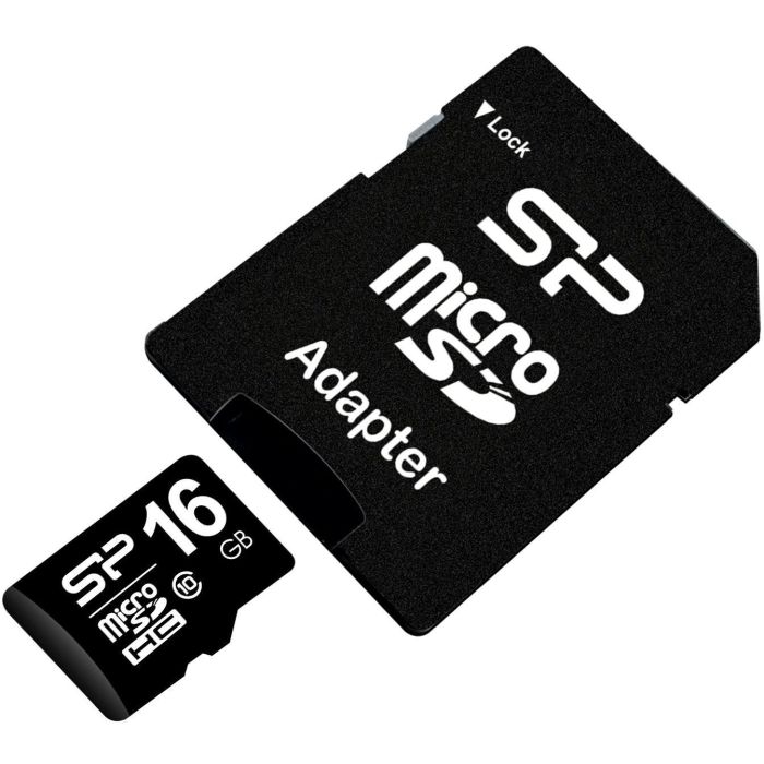 CARD Micro 16GB Silicon Power SDHC CL.10 inkl. Adapter 2