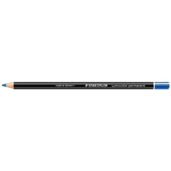 Lápices Staedtler Lumocolor Permanent Glasochrom Permanente Azul (12 Unidades)