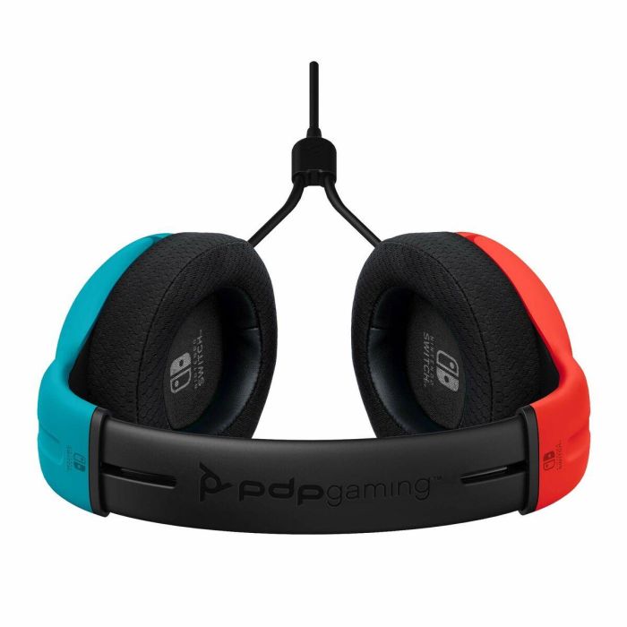 PDP LVL40 Auricular gaming con micrófono flexible y cancelación de ruido, altavoces 40mm, ligero y cómodo para Nintendo Switch azul/rojo 15 PDP LVL40 Auricular gaming con micrófono flexible y cancelación de ruido, altavoces 40mm, ligero y cómodo para Nintendo Switch azul/rojo 15
