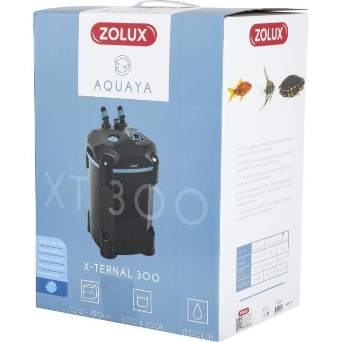 Filtro externo - Zolux - Xternal 300 - Para acuarios de 200 a 300 L - Caudal de 1200 L/h - 13,2W 2 Filtro externo - Zolux - Xternal 300 - Para acuarios de 200 a 300 L - Caudal de 1200 L/h - 13,2W 2