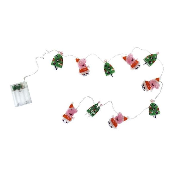 Guirnalda luz 10 led flash peppa pig "cosy corner" 1 Guirnalda luz 10 led flash peppa pig "cosy corner" 1