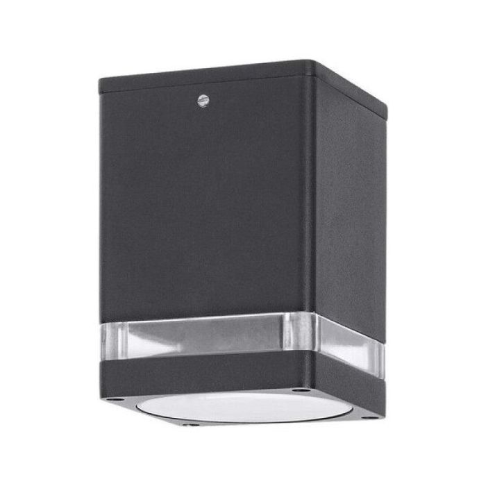 RABALUX RAB-7818 Plafón Techo Exterior Zombor Moderno 1xGU10 IP54 Aluminio Gris Antracita Cuadrado 90x90mm Sin Bombilla 2 RABALUX RAB-7818 Plafón Techo Exterior Zombor Moderno 1xGU10 IP54 Aluminio Gris Antracita Cuadrado 90x90mm Sin Bombilla 2