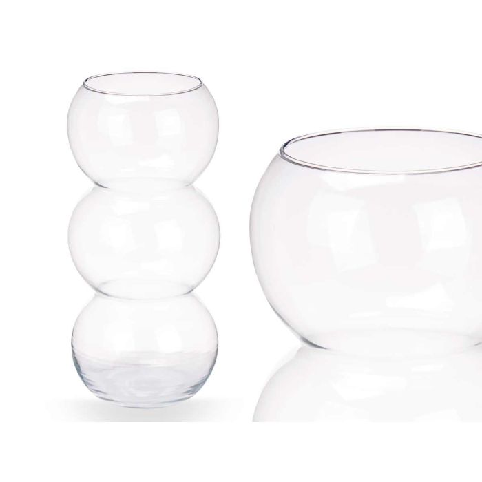 Jarron Triple Esfera Giftdecor 17X36CM (4 Unidades) 1 Jarron Triple Esfera Giftdecor 17X36CM (4 Unidades) 1