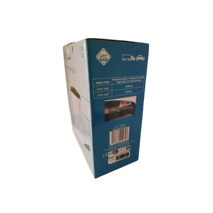 Htc Equipement Hervidor Eléctrico 12V 1 Litro 170W Blanco y Azul 3