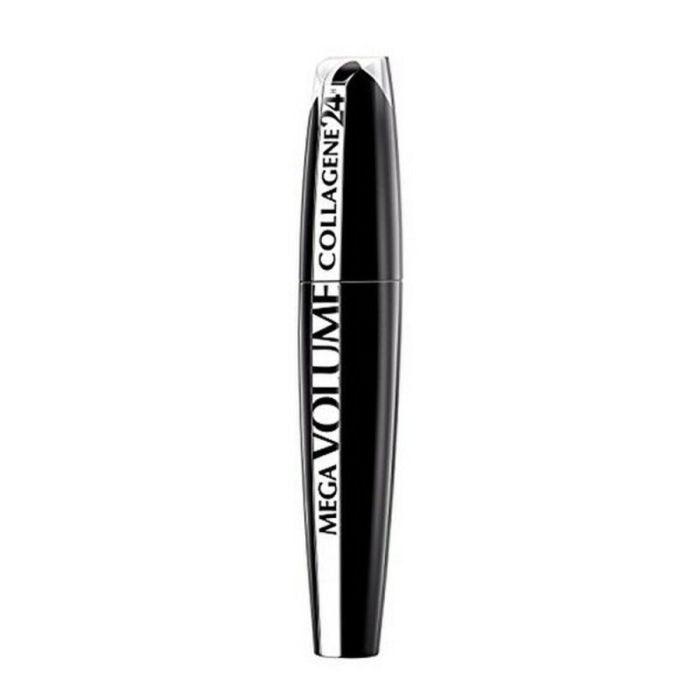 L'Oréal Paris #001 Máscara Pestañas MEGA VOLUME COLLAGENE Volumen Negro Profundo 24H Maxi Cepillo Antigrumos Colágeno