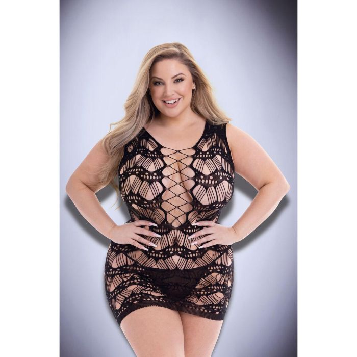 Vestido Baci Lingerie Negro (Queen size) 4 Vestido Baci Lingerie Negro (Queen size) 4