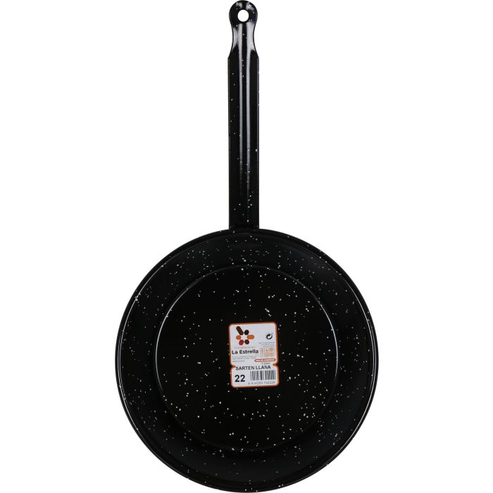 La Estrella Sartén Llana Bordonada 22 cm "Jaspeada", 44x24x4 cm, 515 g (10 Unidades)