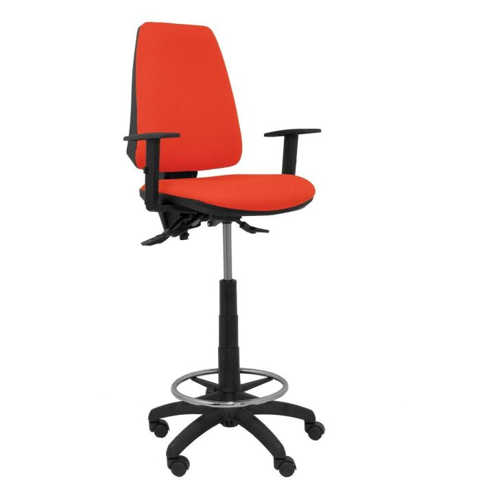 Taburete Elche S Piqueras y Crespo 05B10RN Naranja Oscuro PVC Taburete Elche S Piqueras y Crespo 05B10RN Naranja Oscuro PVC