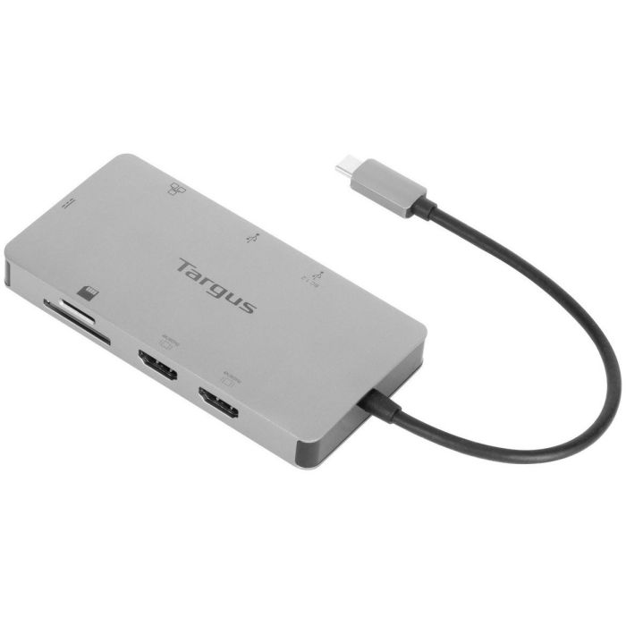 Targus DOCK423EU Base para Portátil y Replicador de Puertos Alámbrico USB 3.2 Gen 1 Type-C Plata 100W Power Delivery 2