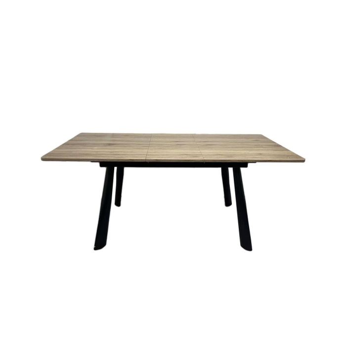 Mesa Extensible Romimex Marrón Metal Madera MDF 90 x 76 x 90 cm 6