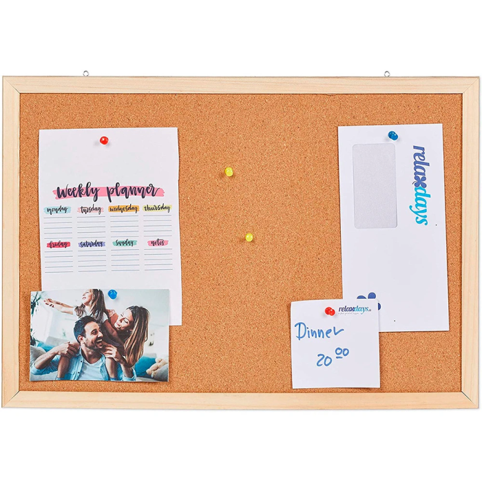 Q-connect Pizarra Corcho 60x40 cm Marco Madera Q-connect Pizarra Corcho 60x40 cm Marco Madera