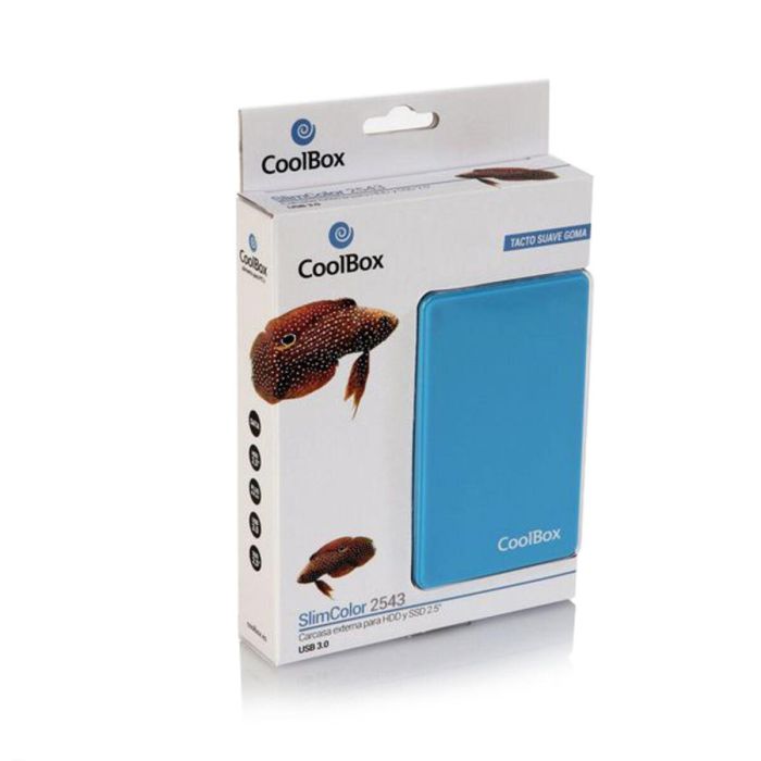 COOLBOX COO-SCG2543-8 Carcasa Disco Duro/SSD 2.5" SATA USB 3.0 Gris Montaje sin Tornillos Plug&Play 3