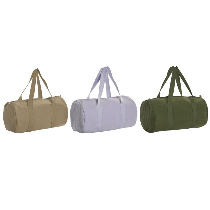 Bolso Urban DKD Home Decor Beige Verde 26 x 26 x 50 cm (3 Unidades)