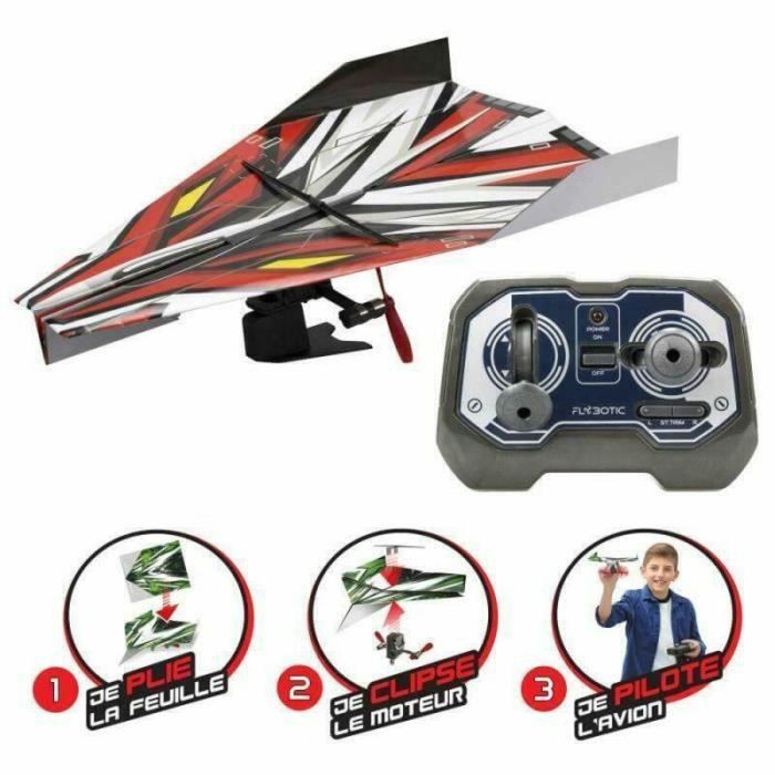 Silverlit AUC4891813848448 Avión de Papel Flybotic Airoz RC 22 cm 1