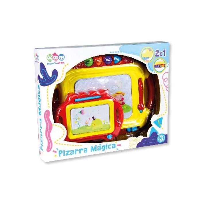 Pizarra magnética con mini pizarra colores sdos. - modelos surtidos 3 Pizarra magnética con mini pizarra colores sdos. - modelos surtidos 3