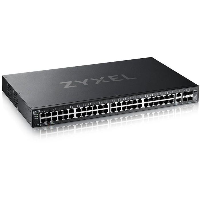 Zyxel XGS2220-54 Switch Gestionado L3 48 Puertos Gigabit Ethernet 10/100/1000 + 4 Puertos SFP+ 10G Montaje en Rack 1