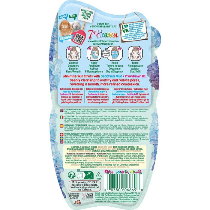 7Th Heaven Mascarilla Barro Mar Muerto Poros Perfectos 15 gr 1