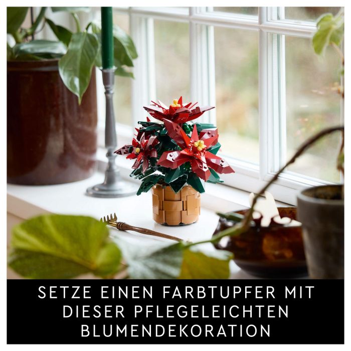 LEGO 10370 Icons Flor de Pascua, Juego Construcción 608 Piezas, 18+ Años 32