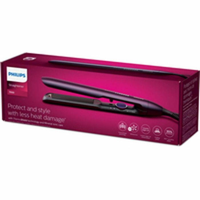 Philips BHS752/00 Plancha de pelo eléctrica Serie 7000 con placa cerámica, burdeos 9 Philips BHS752/00 Plancha de pelo eléctrica Serie 7000 con placa cerámica, burdeos 9