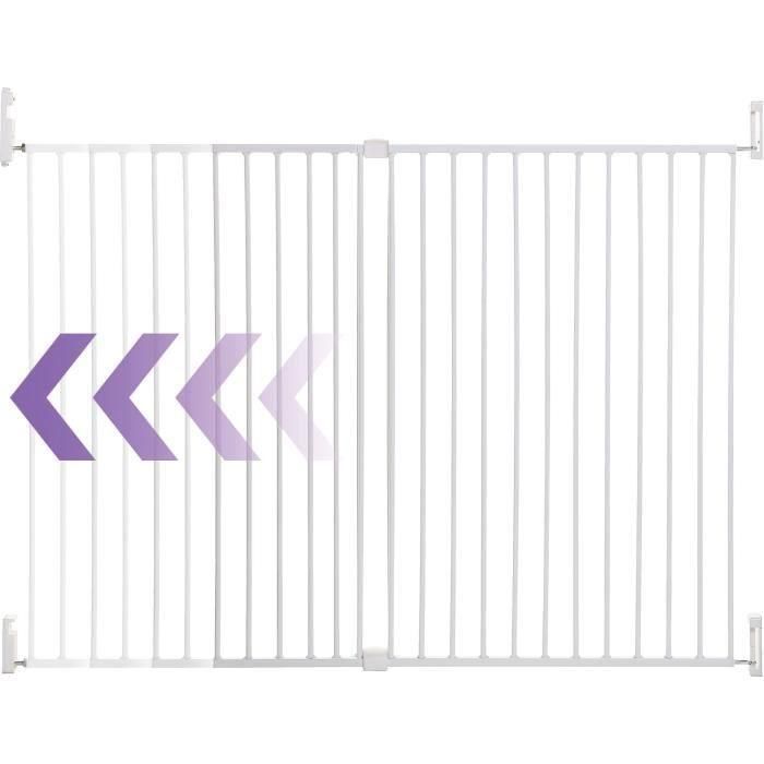 Dreambaby Safety Barriere Broadway Gate-Gate Extra-Large y Extra-Grande (para 76-134 cm), blanco 1