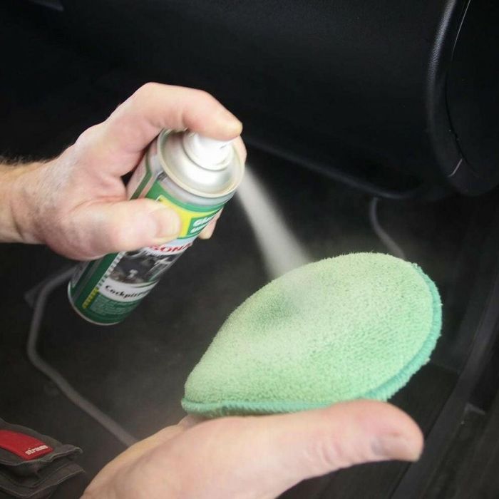Sonax SX03443000 Limpiador y Protector de Interiores Coche Plástico Efecto Mate Sin Silicona Antiestático Repele Polvo Aroma Vainilla 2