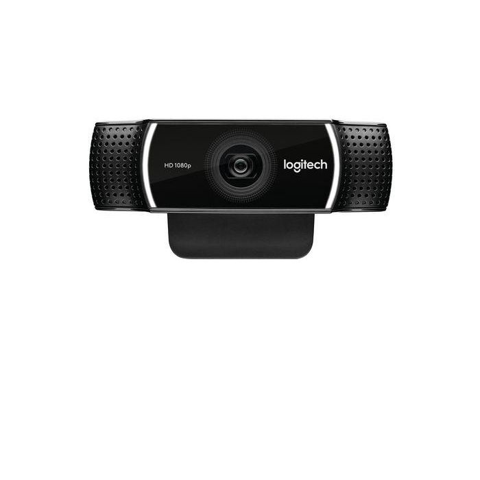 Logitech C922 Pro Stream Webcam Full HD 1080p 30fps para Streaming Grabación Auto-ajuste Luz Baja y Micrófonos Estéreo 1