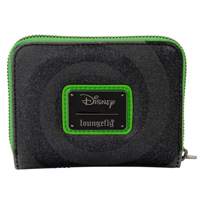 Loungefly Cartera Disney Sparky Frankenweenie Brilla Oscuridad - Piel Sintética con Glitter 12.5x10cm, 4 Ranuras Tarjeta 4