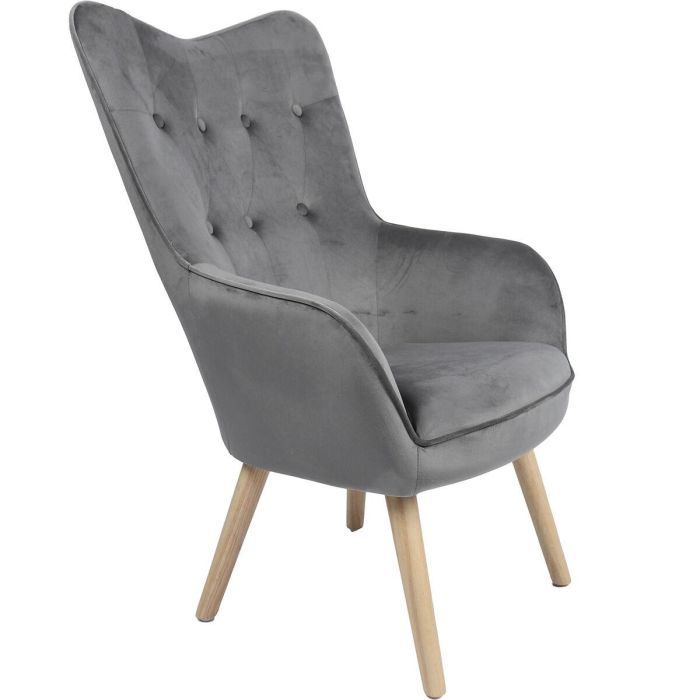 Sillón Alexandra House Living Gris 65 x 99 x 71 cm 4