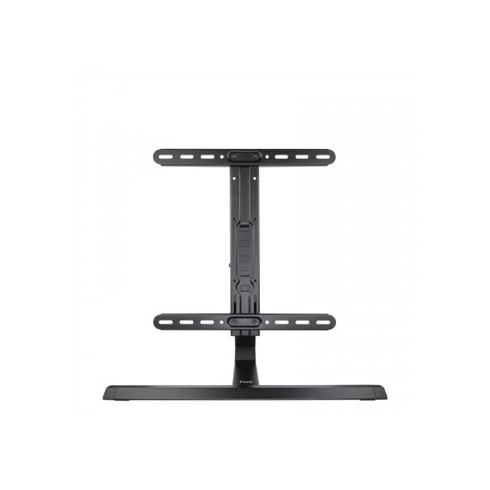 TooQ DB3265F-B Soporte de Mesa para TV de 165,1 cm (65") Negro, Soporte de Aluminio Ajustable en Altura Compatible con VESA 200x200 a 400x400, Peso Máximo 40 kg 2
