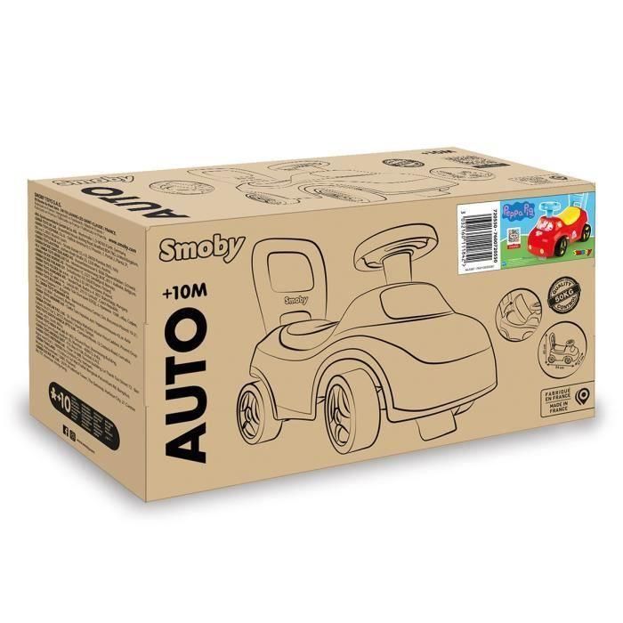 Smoby - Portabebés 2 en 1 - Peppa Pig - Caja bajo el sillín + bocina - A partir de 10 meses - Fabricado en Francia 5 Smoby - Portabebés 2 en 1 - Peppa Pig - Caja bajo el sillín + bocina - A partir de 10 meses - Fabricado en Francia 5